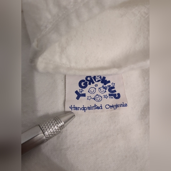 VINTAGE BABY GIRL RECEIVING BLANKET 100% COTTON 1991 Y GROW UP - Picture 6 of 8